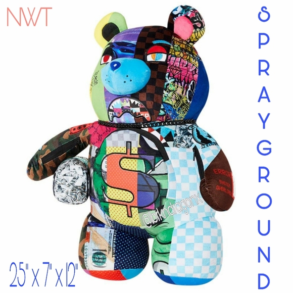 NWT Bear Backpack Sprayground Lucid Dreaming Big Backpack Authentic Guaranteed - Picture 16 of 16